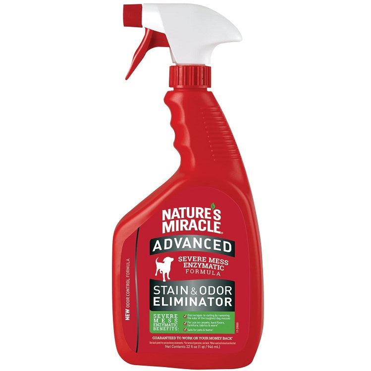 Nature's Miracle Advanced Stain and Odor Eliminator for Dogs- 32 oz. Spray Bottle