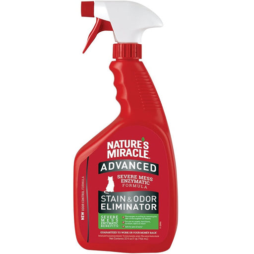 Nature's Miracle Advanced Stain and Odor Eliminator for Cats- 32 oz. Spray Bottle