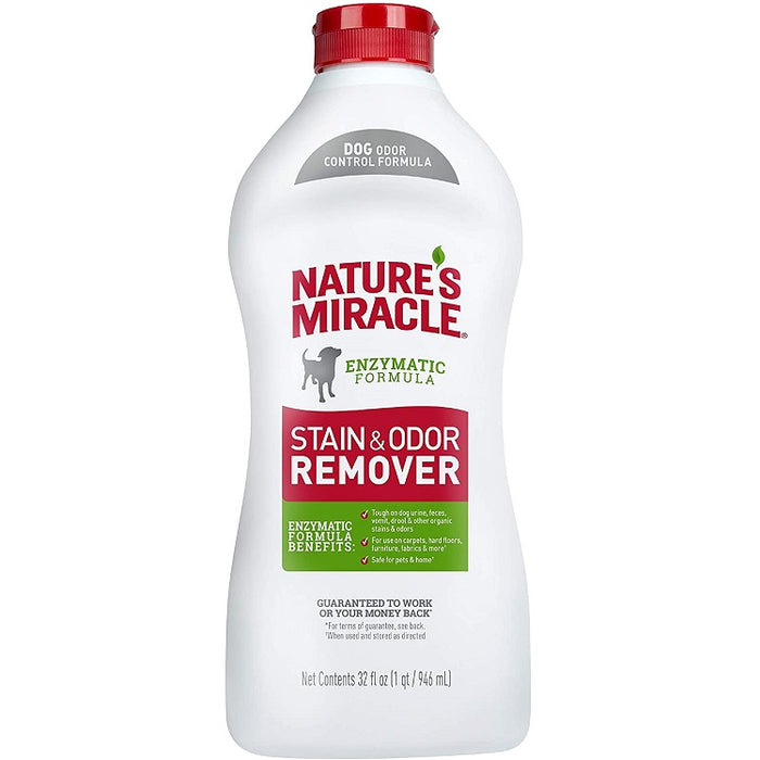 Nature's Miracle Stain and Odor Remover - Dog Formula, 32 oz. Pour