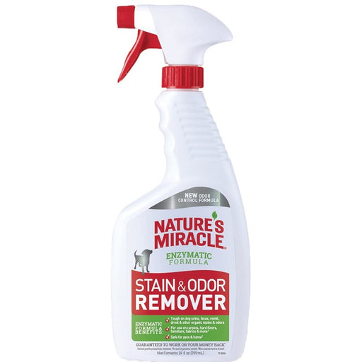 Nature's Miracle Stain and Odor Remover - Dog Formula, 24 oz. Spray Bottle