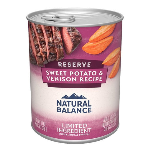 Natural Balance Limited Ingredient Reserve Sweet Potato & Venison Recipe Canned Dog Food