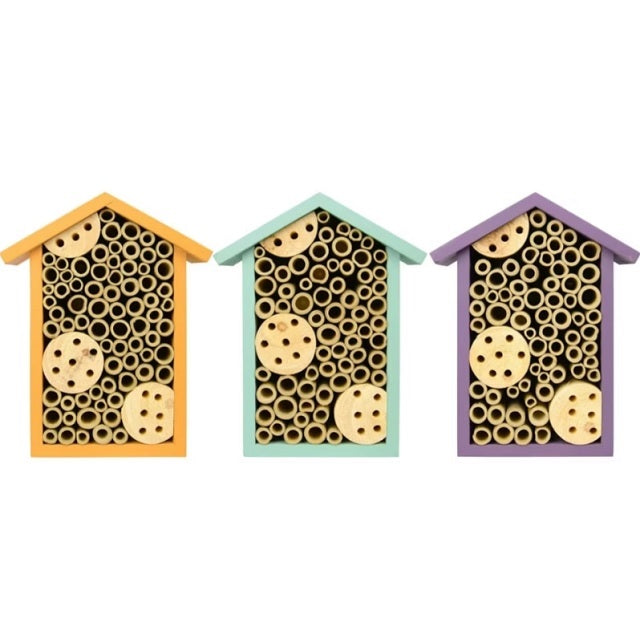 Nature's Way Better Gardens Bee House, Assorted Colors PWH1-C