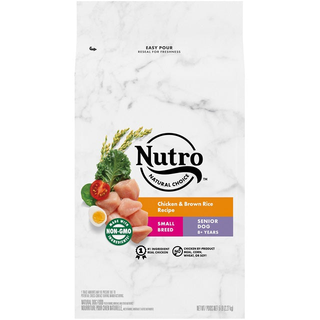 Nutro Natural Choice Small Breed Senior Chicken & Brown Rice Recipe Dog Food