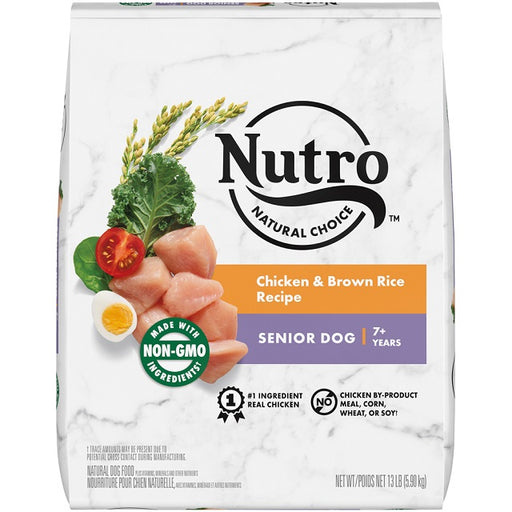 Nutro Natural Choice Senior Chicken & Brown Rice Recipe Dog Food