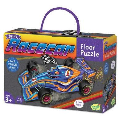 Shiny Racecar Floor Puzzle, 48-Piece