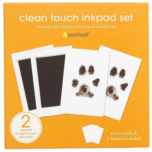Small Pet Paw Print Clean-Touch Ink Pad Imprint Cards for Cats
