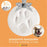 Pearhead Pet DIY Pawprints Keepsake Ornament Kit