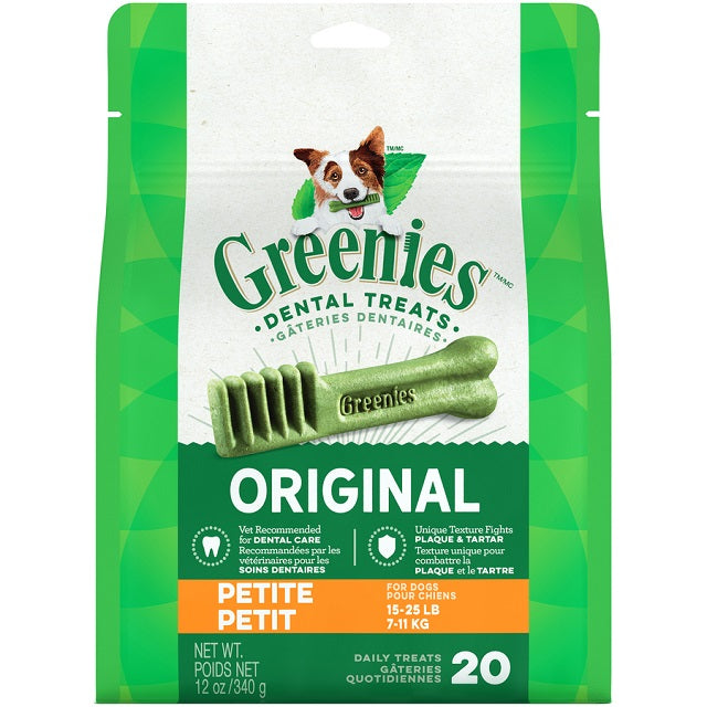Greenies Original Dental Dog Chews, Petite