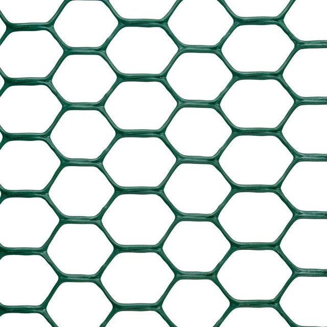 Green Plastic Poultry Netting, 3/4 in. x 24 in. x 25 ft.