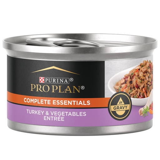 Purina Pro Plan Turkey & Vegetables Entrée In Gravy- Canned Adult Cat Food