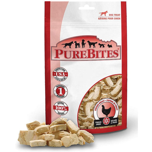 PureBites Freeze Dried Chicken Dog Treats, 3-oz