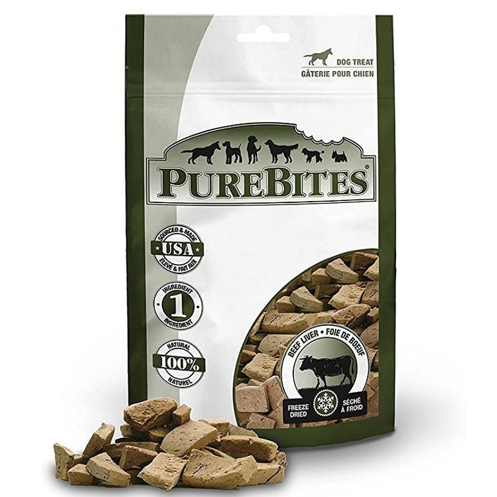 PureBites Freeze Dried Beef Liver Dog Treats, 4.2-oz