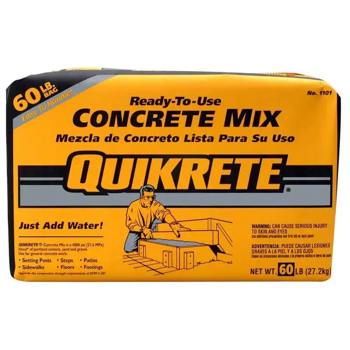 Quikrete Ready-to-Use Concrete Mix, 60-Lbs.