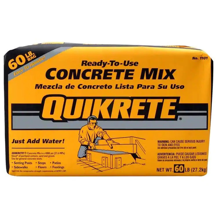 Quikrete ReadytoUse Concrete Mix, 60Lbs. — Ellington Agway