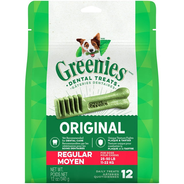 Greenies Original Dental Dog Chews, Regular