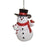 Cheerful Snowman Resin Ornament