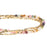 Delicate Stone Wrap Bracelet/Necklace - Tourmaline & Gold