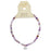 Scout Mini Faceted Stone Stacking Bracelet - Amethyst/Silver