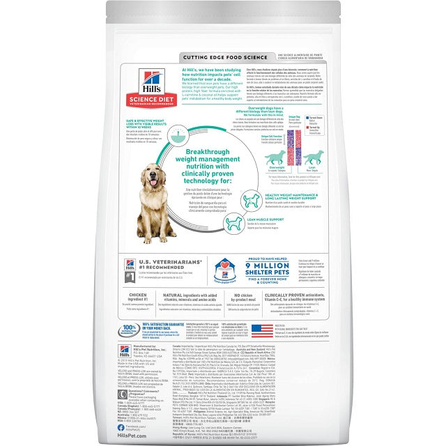 Hill's Science Diet Adult Perfect Weight Dog Food