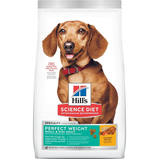 Hill's Science Diet Adult Perfect Weight Small & Mini Breed Dog Food 4-Lbs