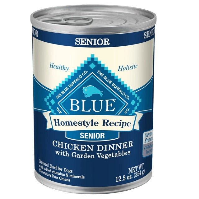 Blue Buffalo Homestyle Senior Dinner Chicken with Garden Vegetables & Brown Rice Canned Dog Food