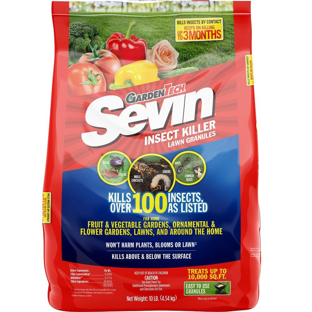 Sevin GardenTech Insect Killer 2% Granules, 10 lb. Bag