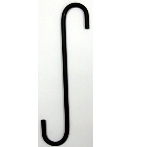 The Hookery 8" Black Wrought Iron S-Hook RS-8