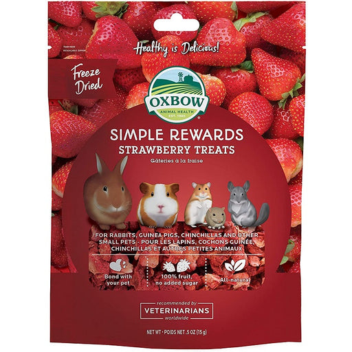 Oxbow Simple Rewards Treats - Strawberry 0.5 oz.