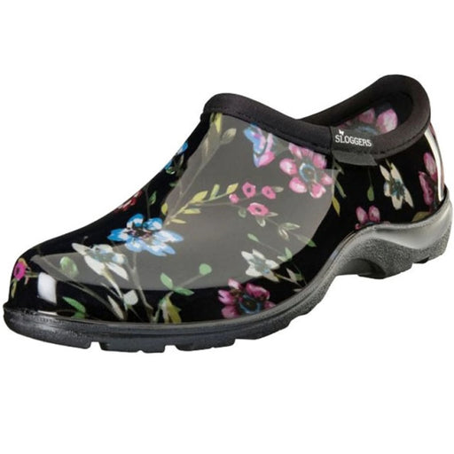 Sloggers Women's Rain & Garden Shoes - Ditsy Floral Black