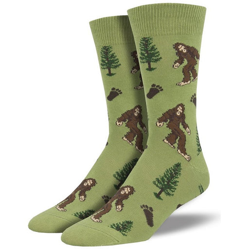 Men's Bigfoot Socks, Moss Green