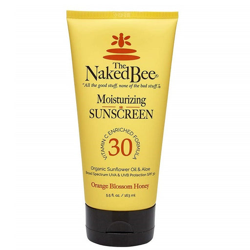 Naked Bee Orange Blossom Honey SPF 30 Vitamin C Moisturizing Sunscreen 5.5 oz.