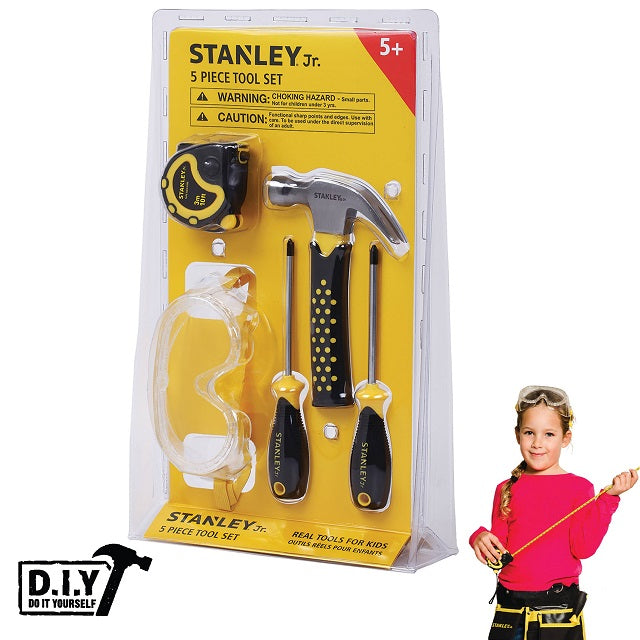 STANLEY Jr. 5 Piece Toy Tool Set ST004-05-SY