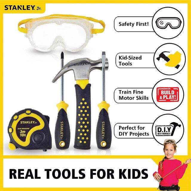 STANLEY Jr. 5 Piece Toy Tool Set ST004-05-SY