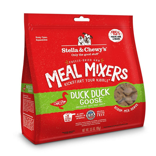 Stella & Chewy's Duck Duck Goose Freeze Dried Raw Meal Mixers Dog Food Topper