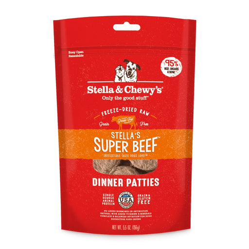 Stella & Chewy's Stella’s Super Beef Freeze-Dried Raw Dinner Patties Dog Food