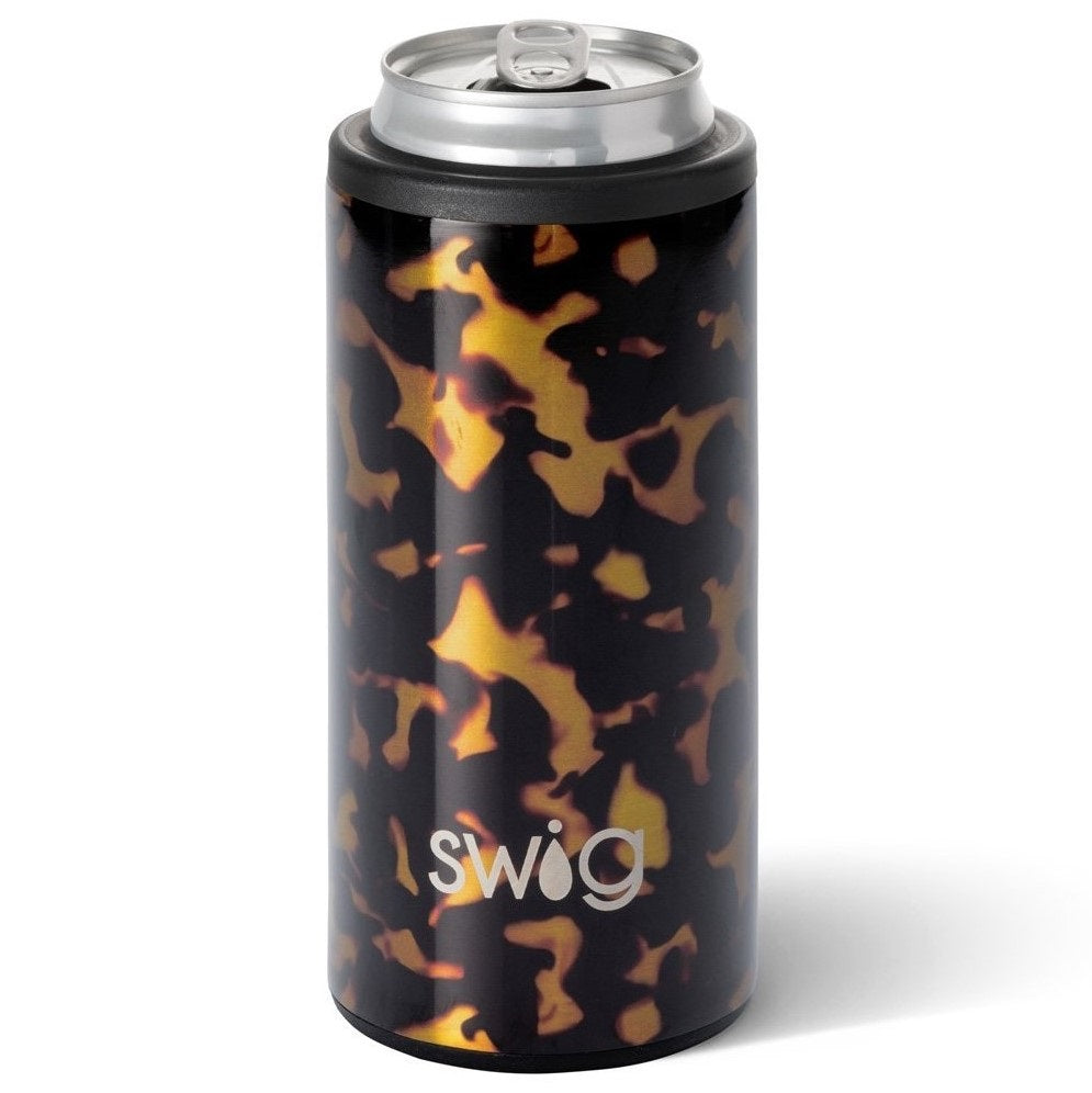 12oz Insulated Skinny Can Cooler (Double-Walled Stainless Steel)