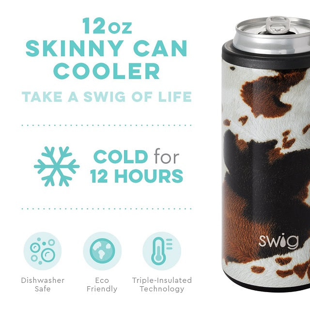 SWIG Skinny Can Cooler (12oz), VARIOUS PRINTS