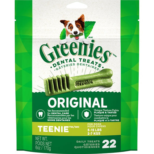 Greenies Original Dental Dog Chews, Teenie