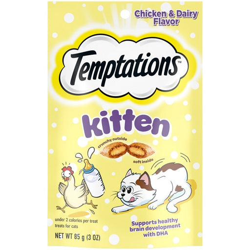 Temptations Chicken & Dairy Flavor Kitten Treats 3 oz.