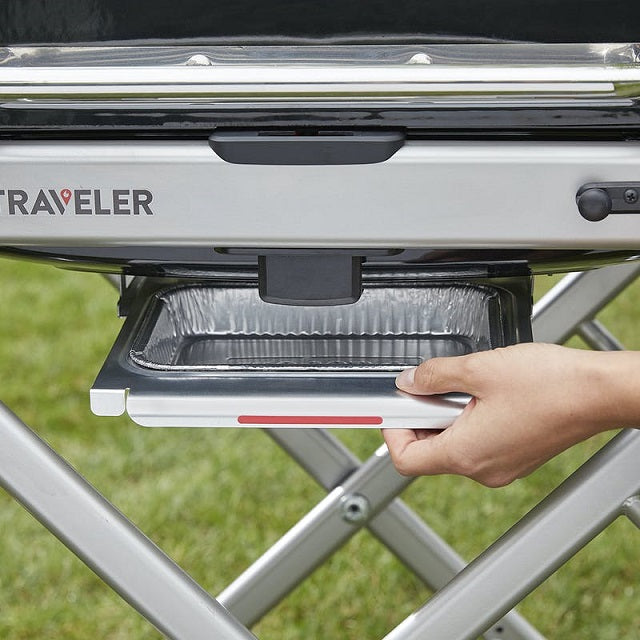 Weber Traveler Portable Propane Gas Grill Black