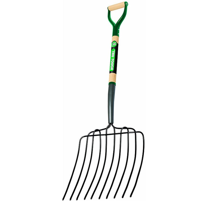 Tru Tough 10-Tine Manure/Bedding Fork with D-Handle 30330