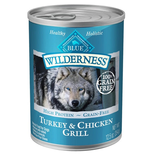 Blue Buffalo Wilderness Turkey & Chicken Grill Canned Dog Food
