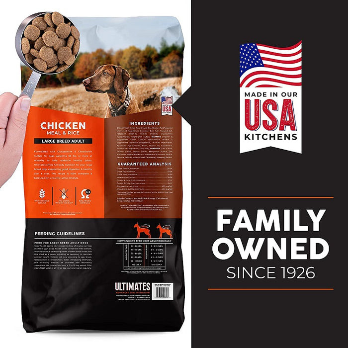 Ultimates Chicken Meal & Brown Rice Large Breed Adult Recipe Dry Dog Food