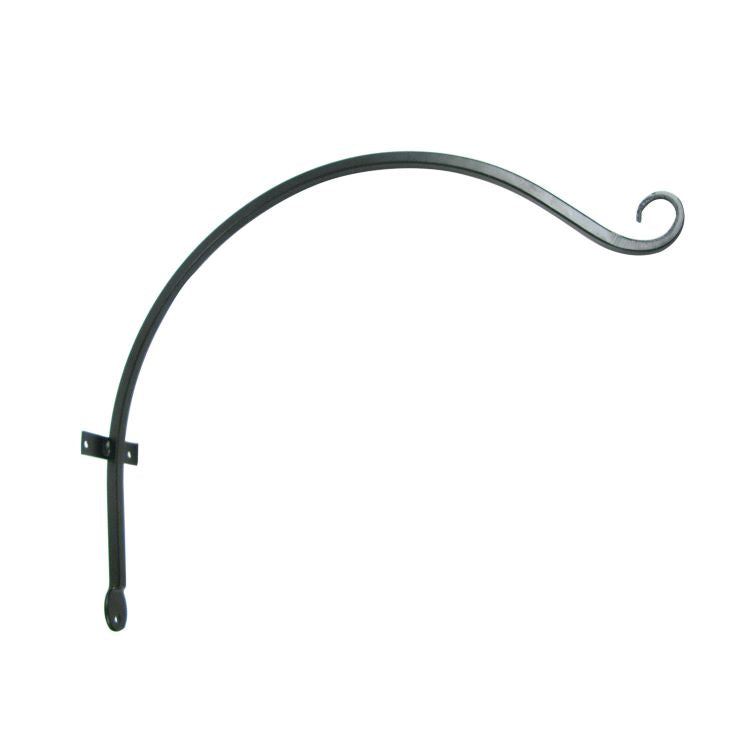 iron plant hanger stake Hookery Curved Hanger Upturn Hook - Black