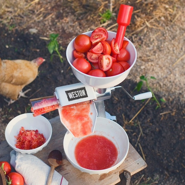 Weston Tomato Strainer Fruit Press Versatile Dual Mount System