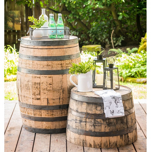 whiskey barrel plant pots Half Whiskey Barrel Planter — Ellington Agway