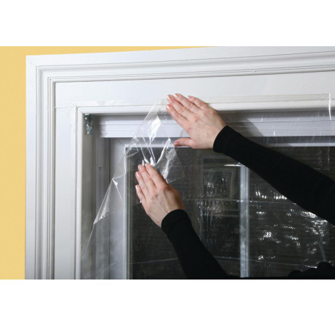 Window Insulation Kit, Heavy-Duty Indoor/Outdoor - 5 Windows
