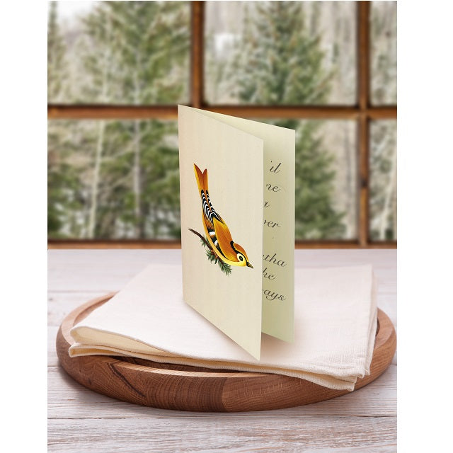 FreshCut Paper Pop Up Winter Tree with Birds 3D Greeting Card