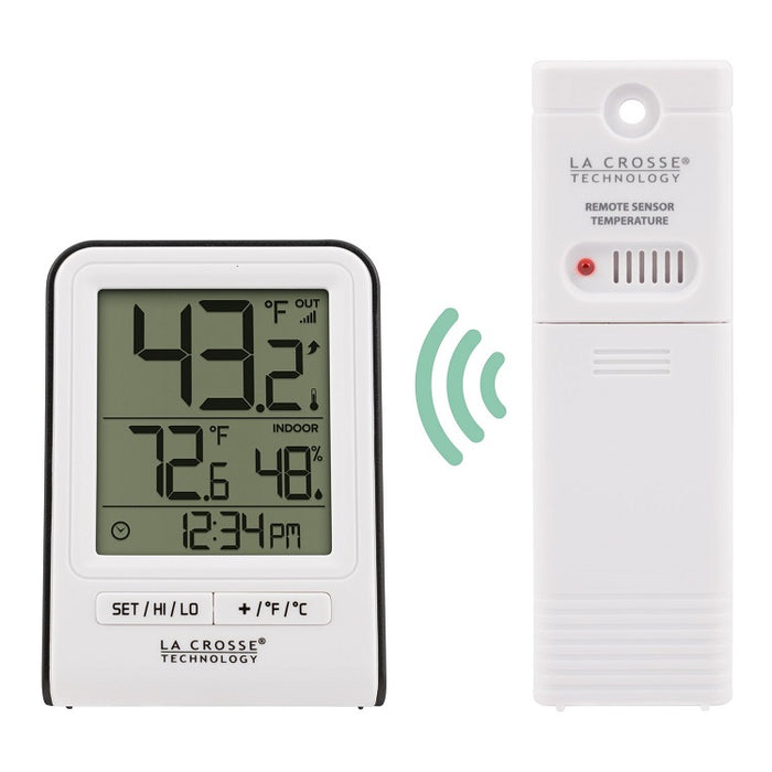 Digital Thermometer with Wireless Remote Sensor