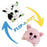 Wishpets Flip-A-Pet 4.5" Cow & Pig